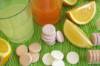 Vitamine und Brausetabletten um das Immunsystem zu stärken